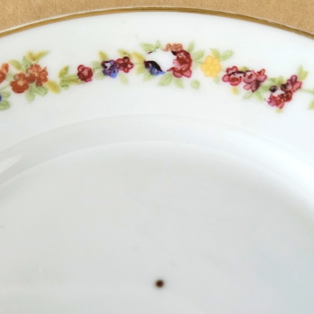 EUC Antique Childs Tea Party Cup Saucer, & Bread Plate Porcelain PreWar Germany. - Picture 6 of 6
